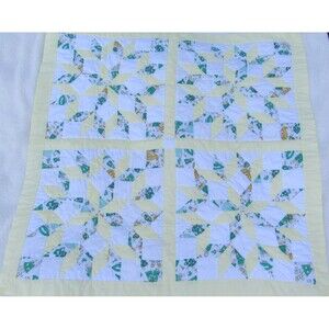 Quilt Doll Making Pattern Handmade Joycer Baby Blanket Yellow Washable VTG Retro